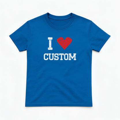 I Love Custom Baby Tee - Vintage Crush