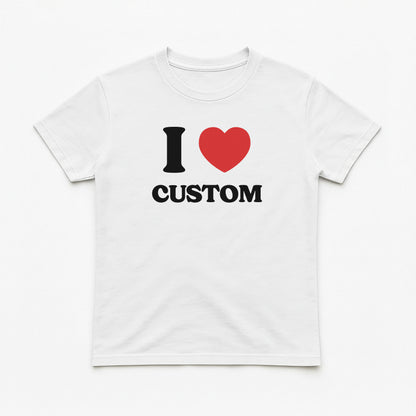 I Love Custom Baby Tee - Heartbreaker