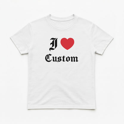 I Love Custom Baby Tee - Devotion