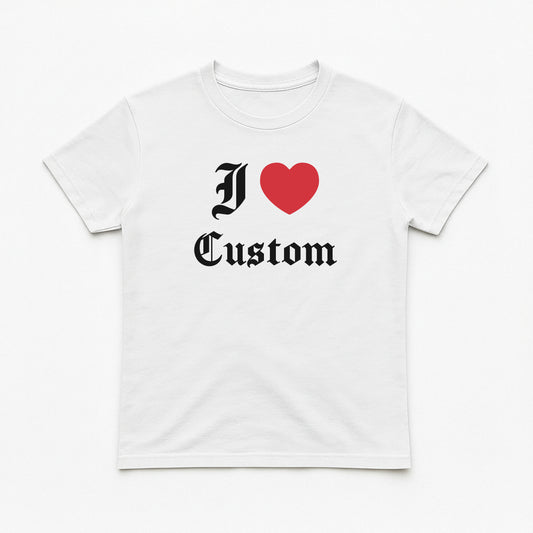 I Love Custom Baby Tee - Devotion