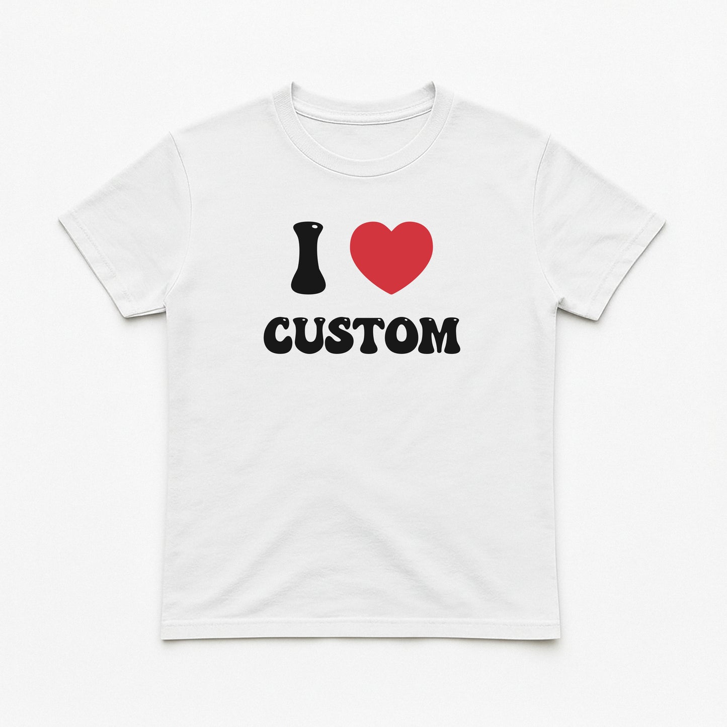 I Love Custom Baby Tee - Good Vibes