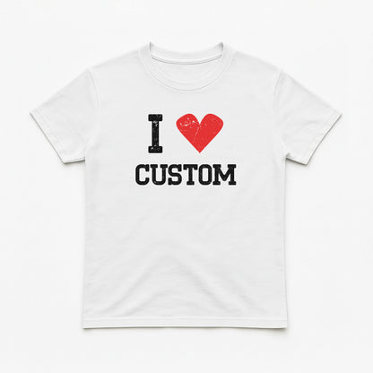 I Love Custom Baby Tee - Vintage Crush