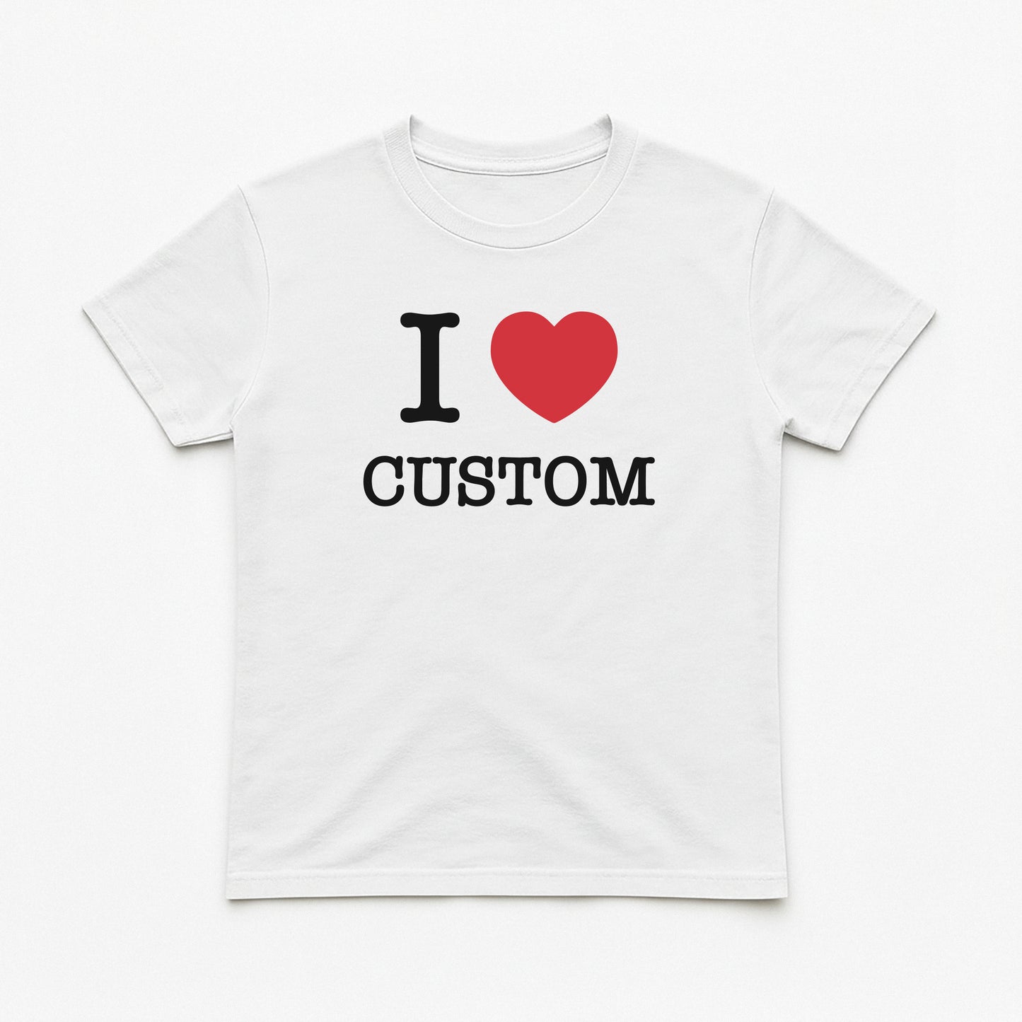 I Love Custom Baby Tee - The Classic