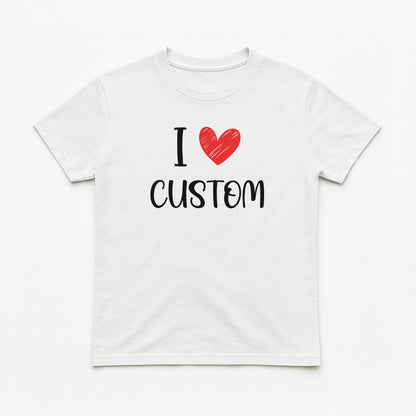 I Love Custom Baby Tee - Love Note