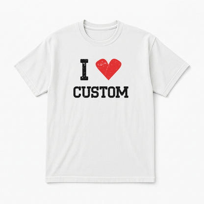 I Love Custom Classic Tee - Vintage Crush