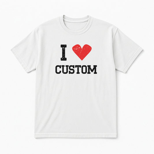I Love Custom Classic Tee - Vintage Crush