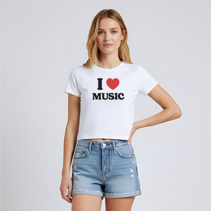 I Love Custom Baby Tee - Heartbreaker