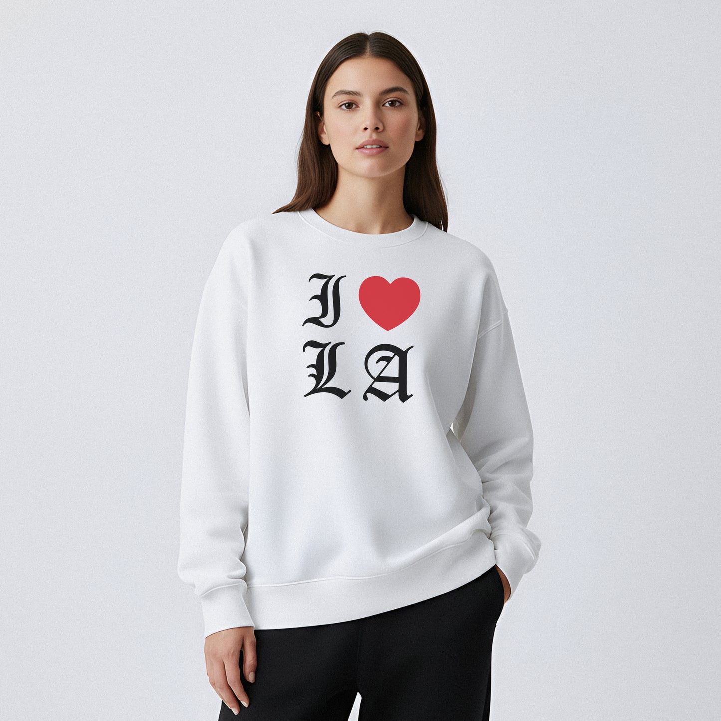 I Love Custom Sweatshirt - Dark Romance
